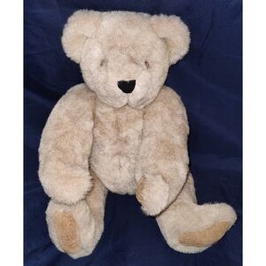 THE VERMONT TEDDY BEAR COMPANY 17" bear. 1992  Blonde/beige Plush stuffed animal